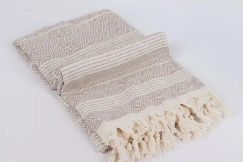 Personalized Wedding Gift, Gift For Bride, Personalized Towel, Guest Towel, Scarf Towel, Organic Towel, Absorbent towel, 70x38 Cotton Diamond Towel - 6