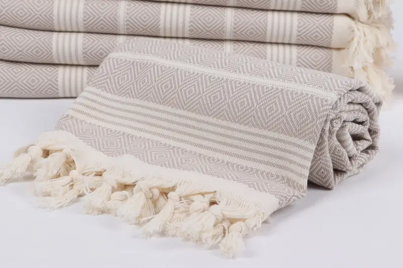 Personalized Wedding Gift, Gift For Bride, Personalized Towel, Guest Towel, Scarf Towel, Organic Towel, Absorbent towel, 70x38 Cotton Diamond Towel - 4