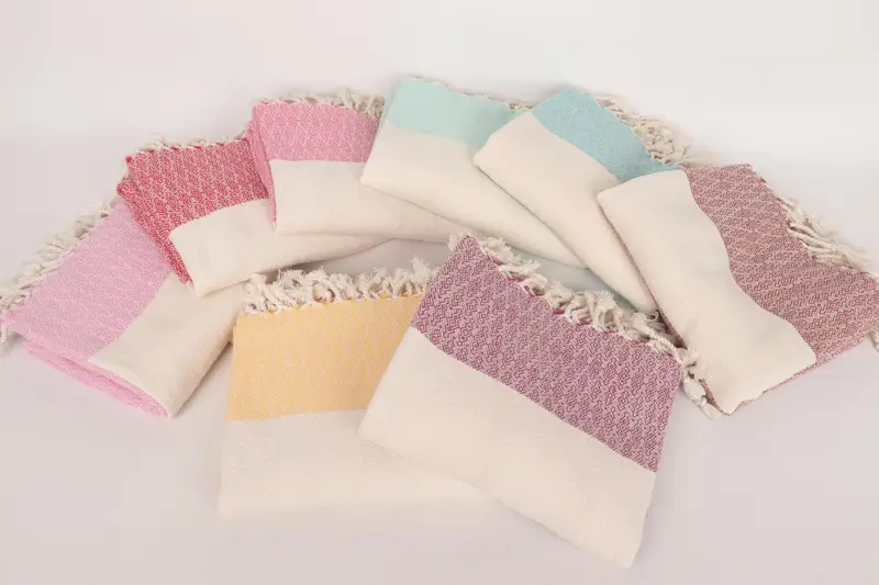 68x36 Cotton Diamond Towel, Bachelorette Party Favors, Spa Towel, Beach Towel Gift, Travel towel, Halloween Gifts, Handmade Turkish hammam towel - 3
