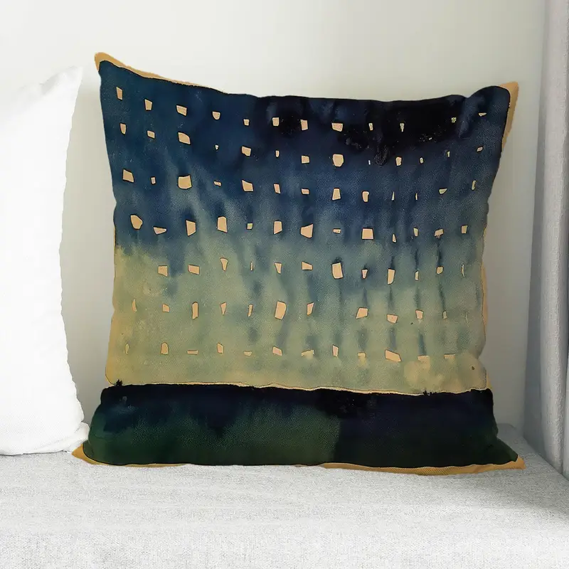 Starlight Night Abstrakt bedrucktes Kissen – moderner, trendiger Komfort
