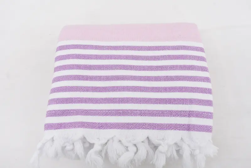Sand-free towel, Travel Towel, Luxury Beach Towel, Maid Of Honor Gift, Gift For Her, Bachelorette Party Gifts, 68x36 Cotton Striped Terry Towel - 6