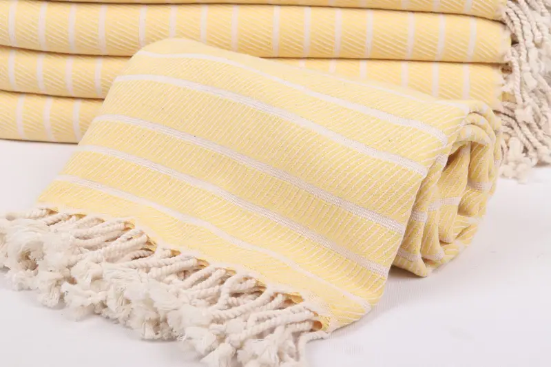 Personalized Turkish Towel, 70x40 Bamboo Striped Towel, Handmade Gift, Valentines Gift, Wedding Gift, Personalized Turkish Beach Towel, Yoga Towel - 4