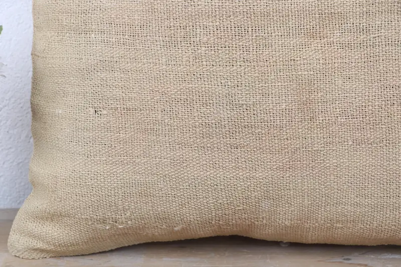 Vintage Kilim Throw Pillow, Turkish Pillow, Decorative Pillow, 18x18 Beige Cushion Cover, Cushion, Handmade Kilim Cushion, Handwoven Pillow Case - 3