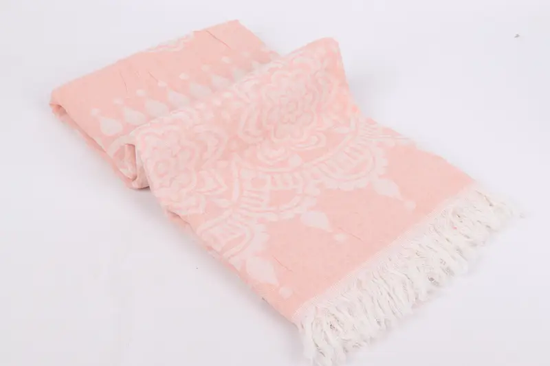 Beach Towel Bulk, Custom Towel, Turkish towel, 74x36 Cotton Floral Patterned Towel, Bachelorette Favors Beach, Best Friend Christmas Gift - 7
