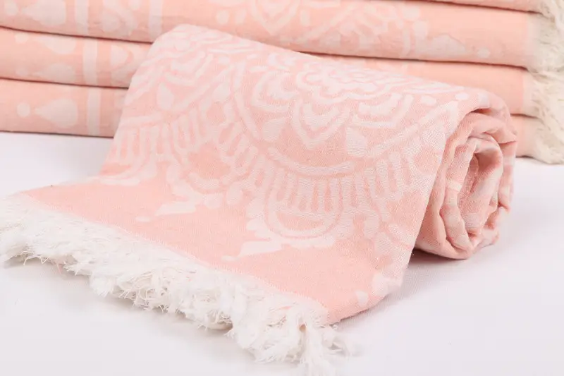 Beach Towel Bulk, Custom Towel, Turkish towel, 74x36 Cotton Floral Patterned Towel, Bachelorette Favors Beach, Best Friend Christmas Gift - 5