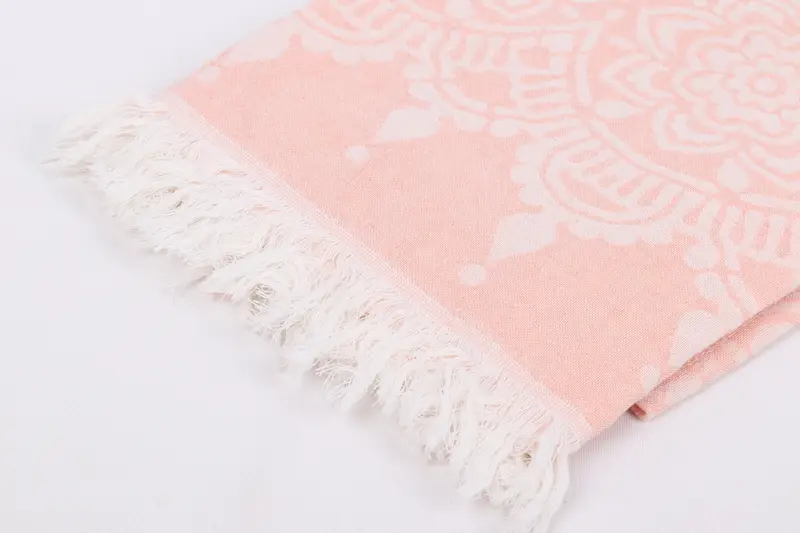 Beach Towel Bulk, Custom Towel, Turkish towel, 74x36 Cotton Floral Patterned Towel, Bachelorette Favors Beach, Best Friend Christmas Gift - 8