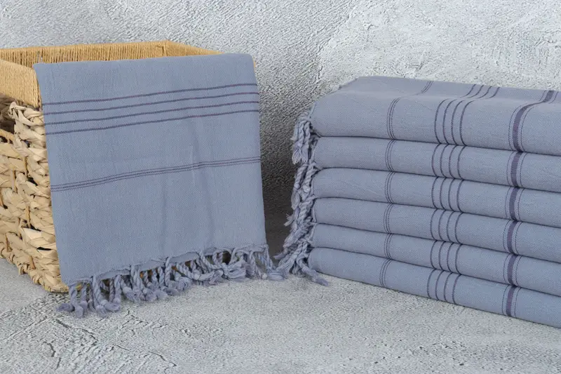 Organic Turkish towel, Wedding For Favor, Girls Weekend Favors, Beach Towel Gift, 64x36 Cotton Striped Stonewashed Towel, Turkish Towel Beach - 3