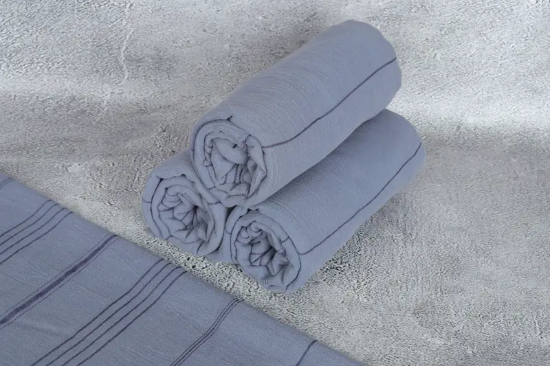 Organic Turkish towel, Wedding For Favor, Girls Weekend Favors, Beach Towel Gift, 64x36 Cotton Striped Stonewashed Towel, Turkish Towel Beach - 8