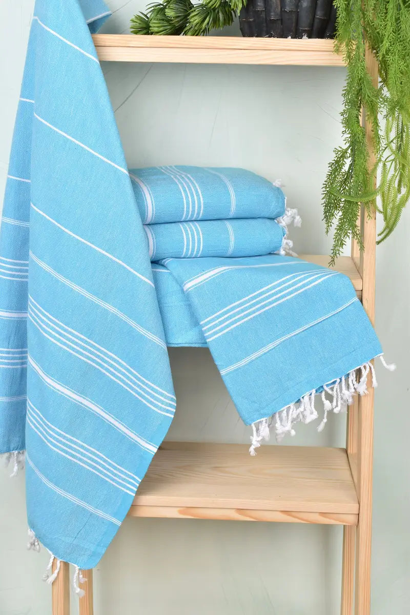 70x40 Cotton Striped Towel, Sand-resistant towel, Turkish beach towel, Beach Towel Personalized, Organic Beach Towel, Bridal Gifts, Best Beach Towel - 6