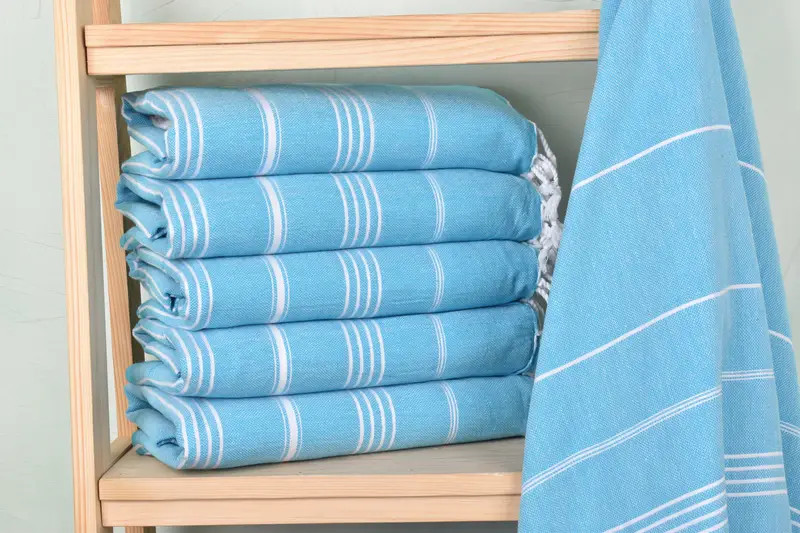 70x40 Cotton Striped Towel, Sand-resistant towel, Turkish beach towel, Beach Towel Personalized, Organic Beach Towel, Bridal Gifts, Best Beach Towel - 2