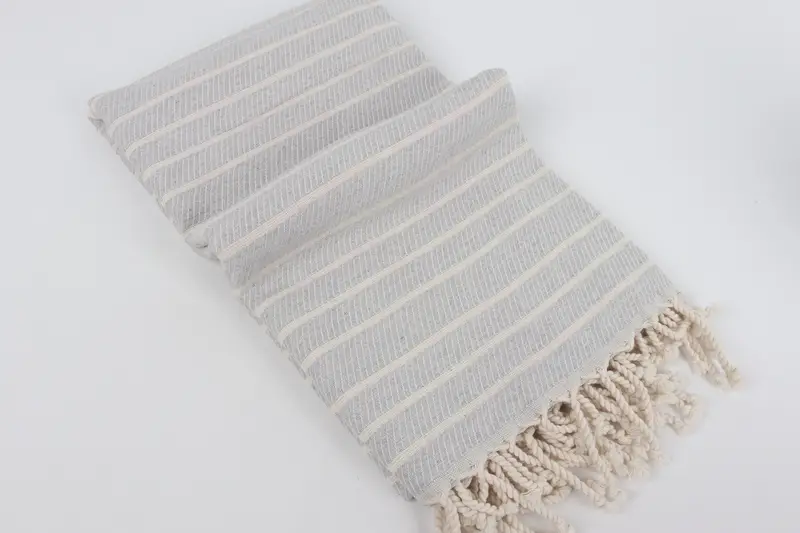 Decorative Towel, Personalized Towel, Monogram Turkish Towel, Sand-free towel, 70x40 Bamboo Herringbone Towel, Wedding Day Gift For Bride - 6