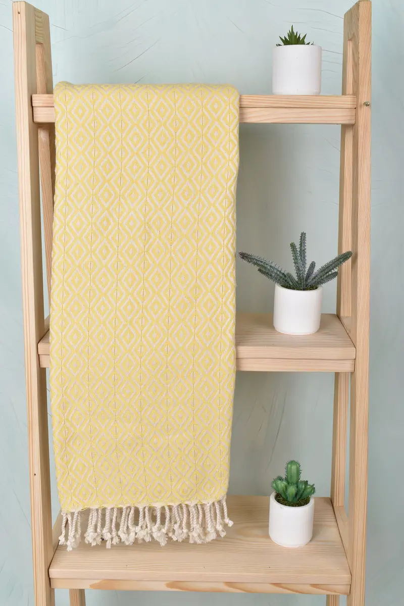 Organic towel, Extra large Turkish bath towel, 70x40 Cotton Diamond Towel, Summer Gift, Personalized Wedding Gift, Travel Towel, Engagement Gift - 8