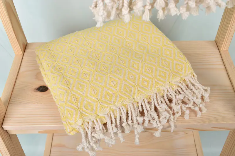 Organic towel, Extra large Turkish bath towel, 70x40 Cotton Diamond Towel, Summer Gift, Personalized Wedding Gift, Travel Towel, Engagement Gift - 5