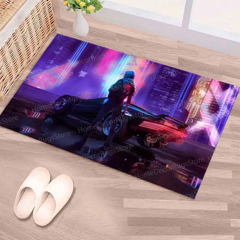 Eleganter bedruckter Teppich: Lebendiges Design für Spielzimmer und Gaming-Bereich