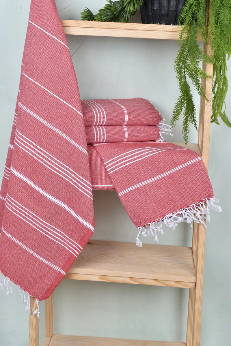 70x40 Cotton Striped Towel, Turkish Beach Towel Bulk, Turkish Towel Bulk, Spa Towel, Christmas Gift, Beach towel, Luxury towel, Sand-resistant towel - 6