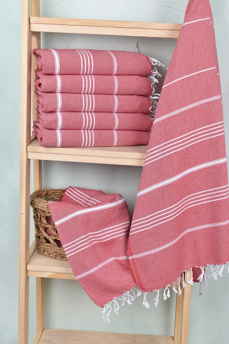 70x40 Cotton Striped Towel, Turkish Beach Towel Bulk, Turkish Towel Bulk, Spa Towel, Christmas Gift, Beach towel, Luxury towel, Sand-resistant towel - 3