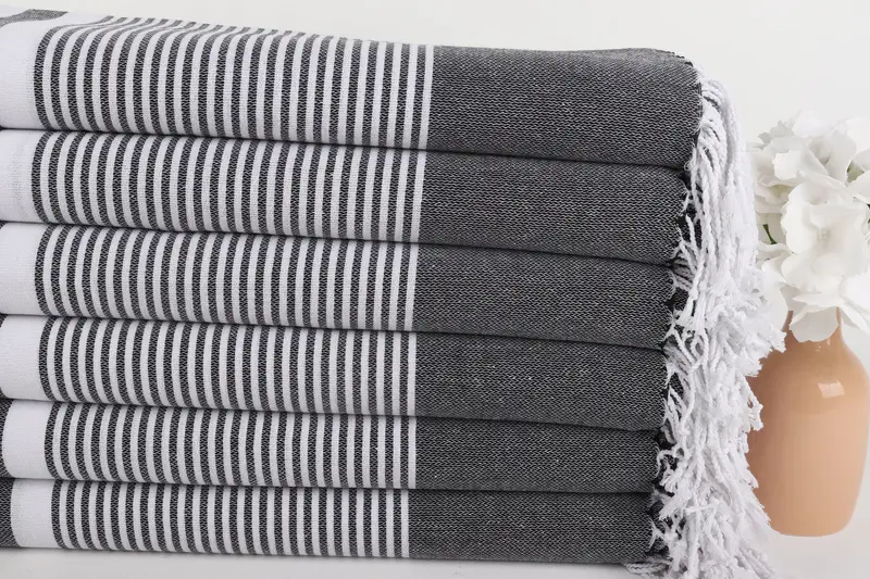 Personalized Gift For Her, Wedding Towel, Bachelorette Party Favors, Quick-Dry Beach Towel, 70x40 Cotton Striped Towel, Spa Towel, Absorbent towel - 4