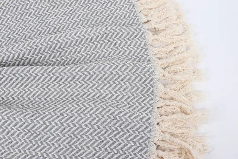 70x40 Cotton Chevron Towel, House Warming Gift, Monogram Beach Towel, Quick-dry towel, Housewarming Gift, Best Friend Wedding Gift, Decorative Towel - 8