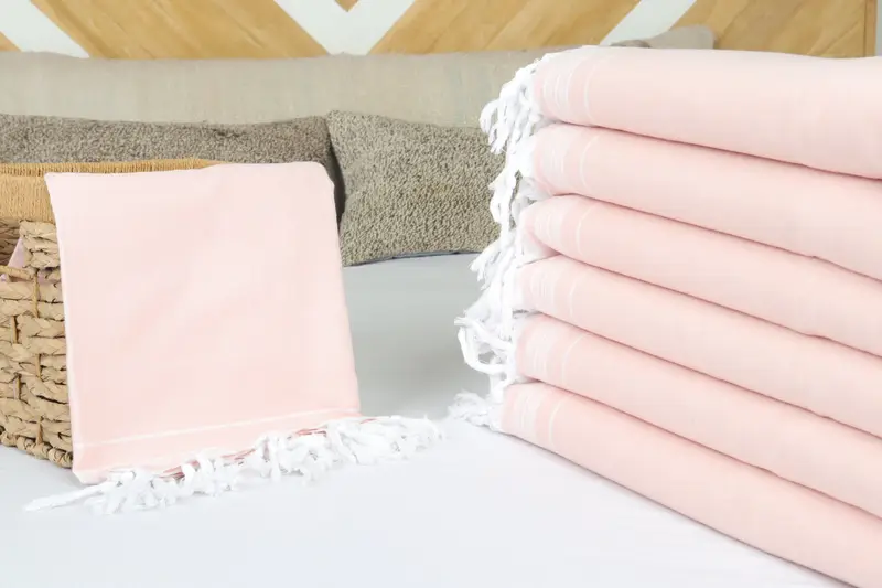 Tablecloth, Bridal Shower Gift, Shower Curtain, Woven Throw Blanket, Unique Gift, Best Wedding Gift, 92x56 Cotton Striped Towel, Turkish Tablecloth - 4