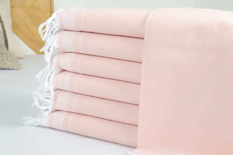 Tablecloth, Bridal Shower Gift, Shower Curtain, Woven Throw Blanket, Unique Gift, Best Wedding Gift, 92x56 Cotton Striped Towel, Turkish Tablecloth - 2