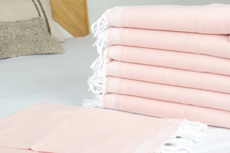 Tablecloth, Bridal Shower Gift, Shower Curtain, Woven Throw Blanket, Unique Gift, Best Wedding Gift, 92x56 Cotton Striped Towel, Turkish Tablecloth - 3