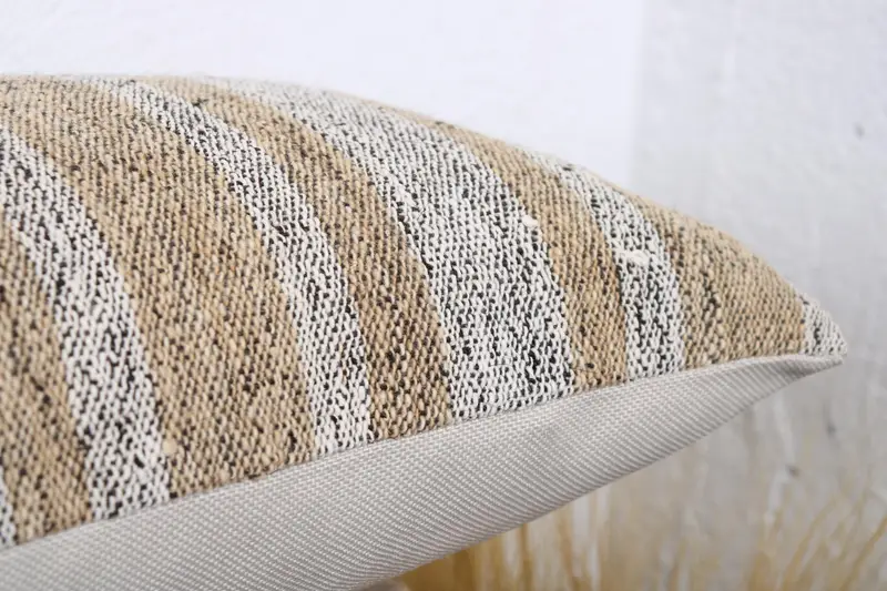 Pillow for Sofa, Wholesale Pillow Sham, 12x36 Brown Cushion Case, Cushion Cover, Boho Pillow Sham Cover, Ethnical Kilim Rug Pillow - 6