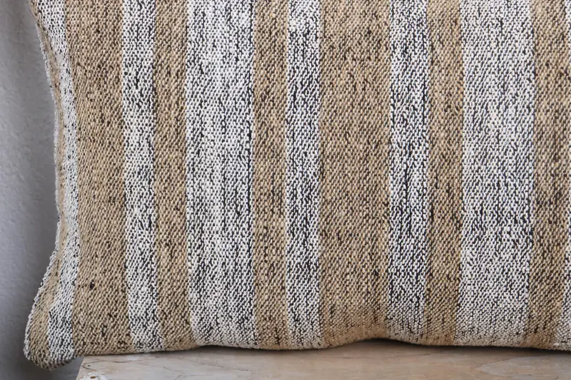 Pillow for Sofa, Wholesale Pillow Sham, 12x36 Brown Cushion Case, Cushion Cover, Boho Pillow Sham Cover, Ethnical Kilim Rug Pillow - 3