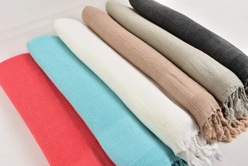 Beach Towel Monogram, 70x32 Cotton Stonewashed Towel, Housewarming Gift, Personalized Wedding Gift, Home Gift, Turkish towel, Gifts For Him - 6