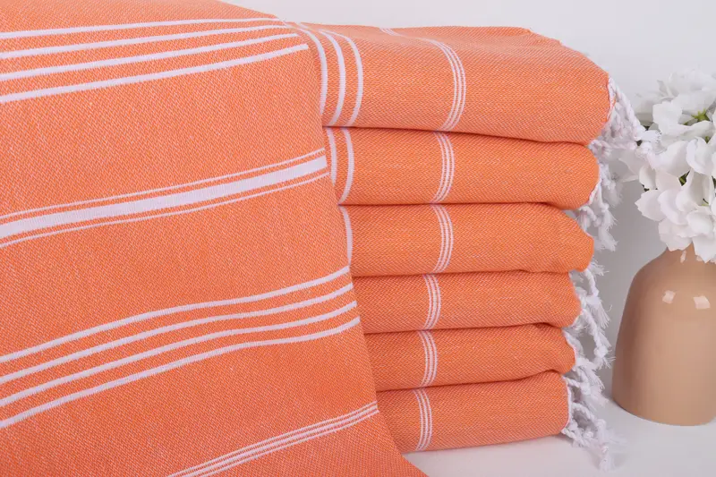 Best Friend Gift, Quick-dry peshtemal, Customized Towels, Decorative Towel, Turkish Beach Towel Personalized, 70x40 Cotton Striped Towel, Soft towel - 1
