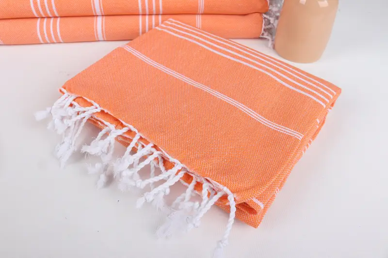 Best Friend Gift, Quick-dry peshtemal, Customized Towels, Decorative Towel, Turkish Beach Towel Personalized, 70x40 Cotton Striped Towel, Soft towel - 5