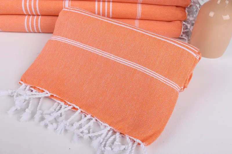 Best Friend Gift, Quick-dry peshtemal, Customized Towels, Decorative Towel, Turkish Beach Towel Personalized, 70x40 Cotton Striped Towel, Soft towel - 4