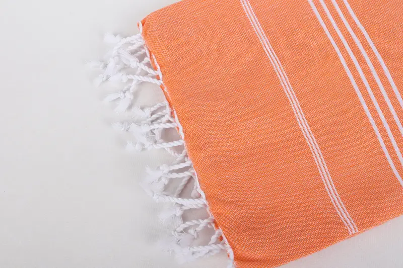 Best Friend Gift, Quick-dry peshtemal, Customized Towels, Decorative Towel, Turkish Beach Towel Personalized, 70x40 Cotton Striped Towel, Soft towel - 7