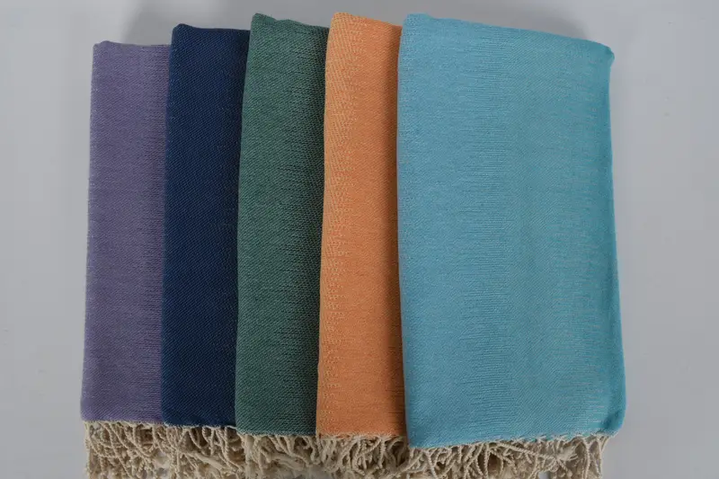 Custom Towel, Fringed Turkish towel for poolside, Valentines Day Gift Idea, Sand-resistant towel, Wedding Favors, 70x40 Cotton Flat Towel - 3