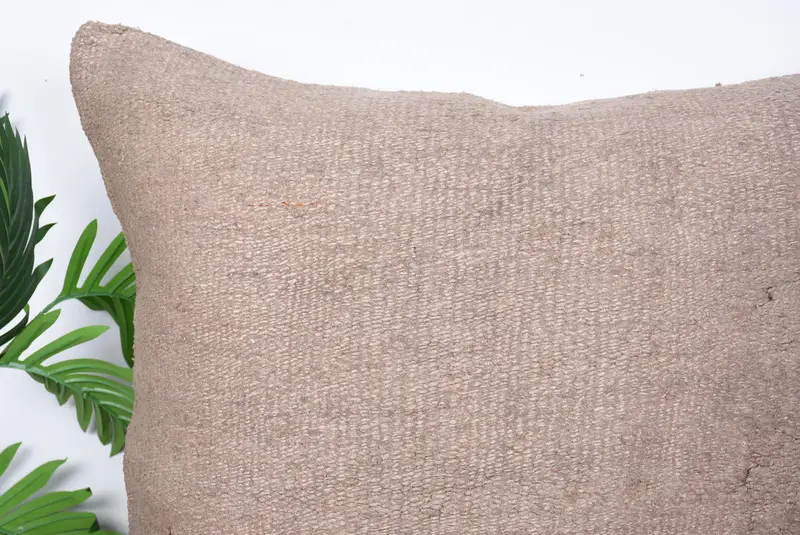 Rustic Cushion Cover, Pillow Case, 28x28 Brown Cushion, Outdoor Pillow Case, Handmade Kilim Cushion, Home Decor Pillow, Kilim Cushion Sham - 2