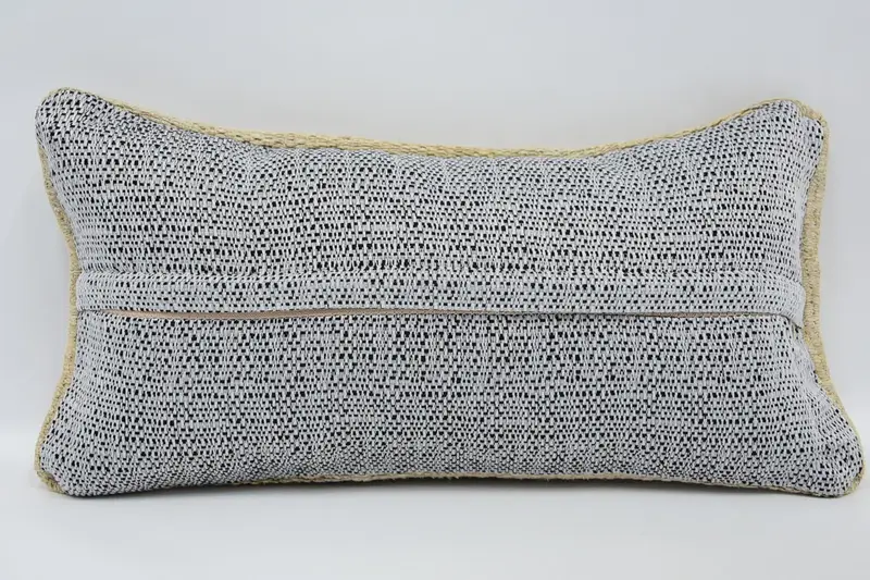 8x16 Beige Cushion Case, Cushion Case, Meditation Pillow, Home Decor Pillow, Rustic Pillow, Vintage Kilim Pillow, Vintage Kilim Throw Pillow - 6