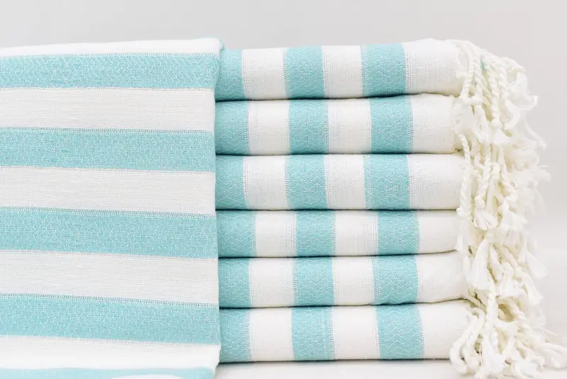 Bath towel, Personalized Beach Towel, Handmade Gift, 70x36 Cotton Striped Towel, Gift Towel, Turkish Towel Beach Towel, Hammam Towel USA - 1