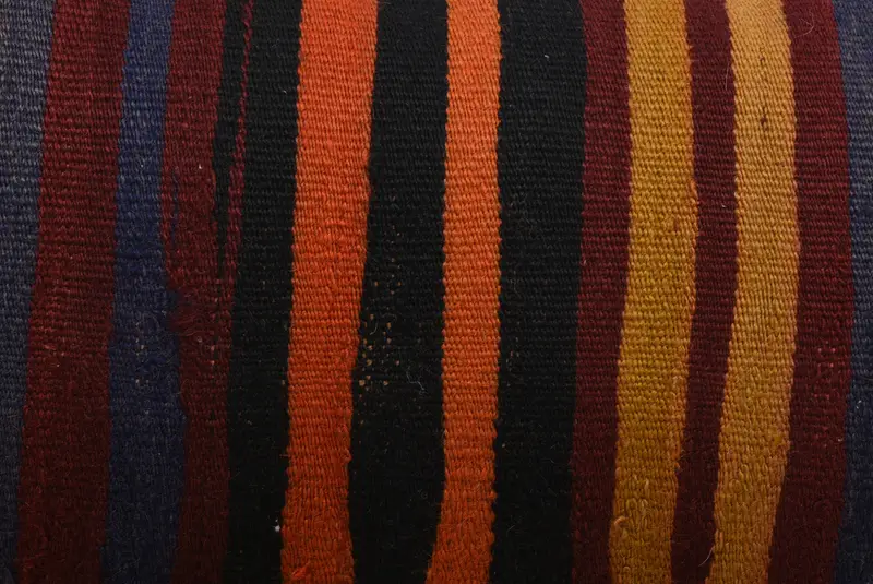 Sofa Pillow Sham, Handmade Kilim Cushion, Home Decor Pillow, 12x24 Orange Pillow, Turkish Pillow, Pillow Cover, Natural Pillow Sham - 3