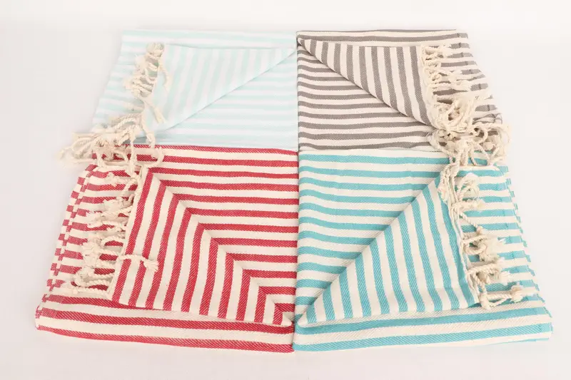 Bachelorette Party Items, 40x18 Cotton Striped Towel, Embroidery Towel, Custom Hand Towel, Bathroom Towel, Bridesmaid Gifts, Monogram Kitchen Towel - 4