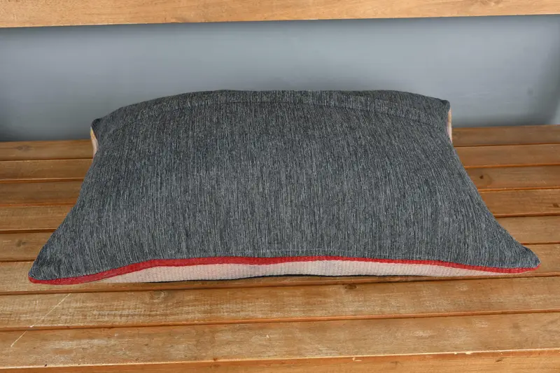 Kilim Pillow Cover, Meditation Cushion Case, Pillow Case, 16x24 Beige Cushion Case, Pillow for Sofa, Sofa Bolster Cushion Case, Pillow for Couch - 5