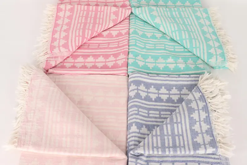 Girls Weekend Favors, Bachelorette Party Gift, Travel towel, 70x40 Cotton Kilim Design Towel, Gift Boxes Towel, Personalized Bridesmaid Gift - 5