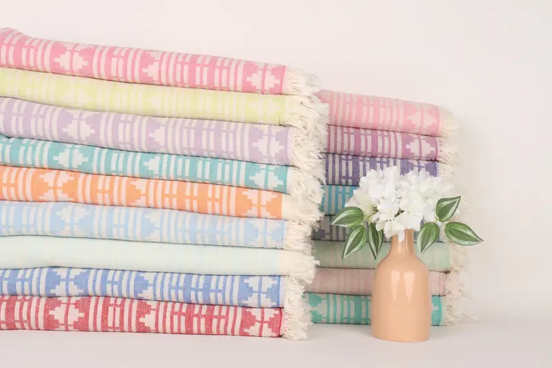 Girls Weekend Favors, Bachelorette Party Gift, Travel towel, 70x40 Cotton Kilim Design Towel, Gift Boxes Towel, Personalized Bridesmaid Gift - 2