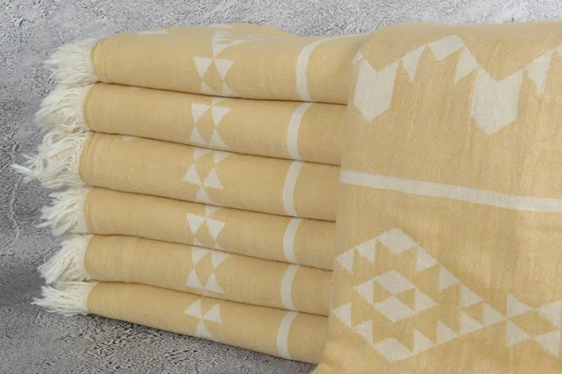 70x60 Cotton Geometric Towel, Tablecloth, Woven Throw Blanket, Bedspread, Organic Throw, Bachelor Party Favors, Turkish Bedspread, Turkish Bedcover - 2