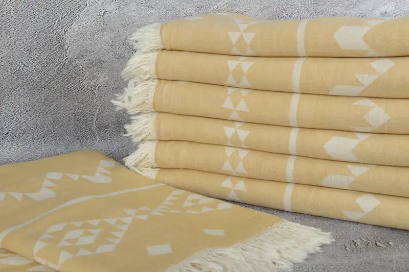 70x60 Cotton Geometric Towel, Tablecloth, Woven Throw Blanket, Bedspread, Organic Throw, Bachelor Party Favors, Turkish Bedspread, Turkish Bedcover - 3