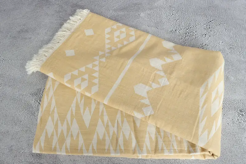 70x60 Cotton Geometric Towel, Tablecloth, Woven Throw Blanket, Bedspread, Organic Throw, Bachelor Party Favors, Turkish Bedspread, Turkish Bedcover - 7