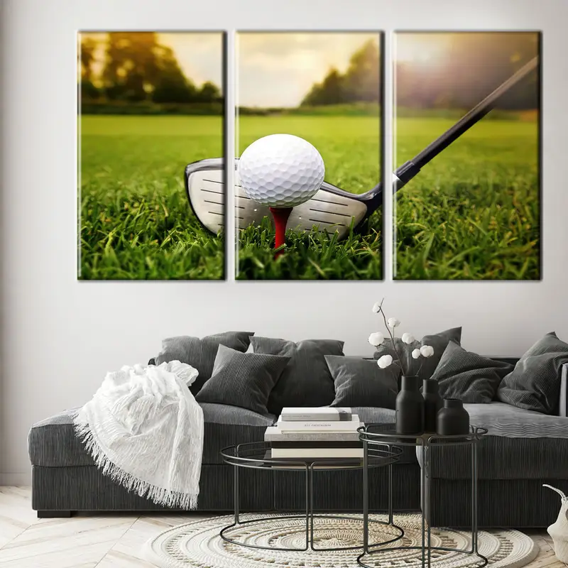 Golf Duvar Sanatı, Golf Tuval, Golf Dekoru, Golfçü Sanatı, Golf Fotoğraf Baskı, Golf Kulübü Duvar Sanatı, Spor Duvar Sanatı, Golf Poster, Duvar Sanatı Tuval, Golf - 7