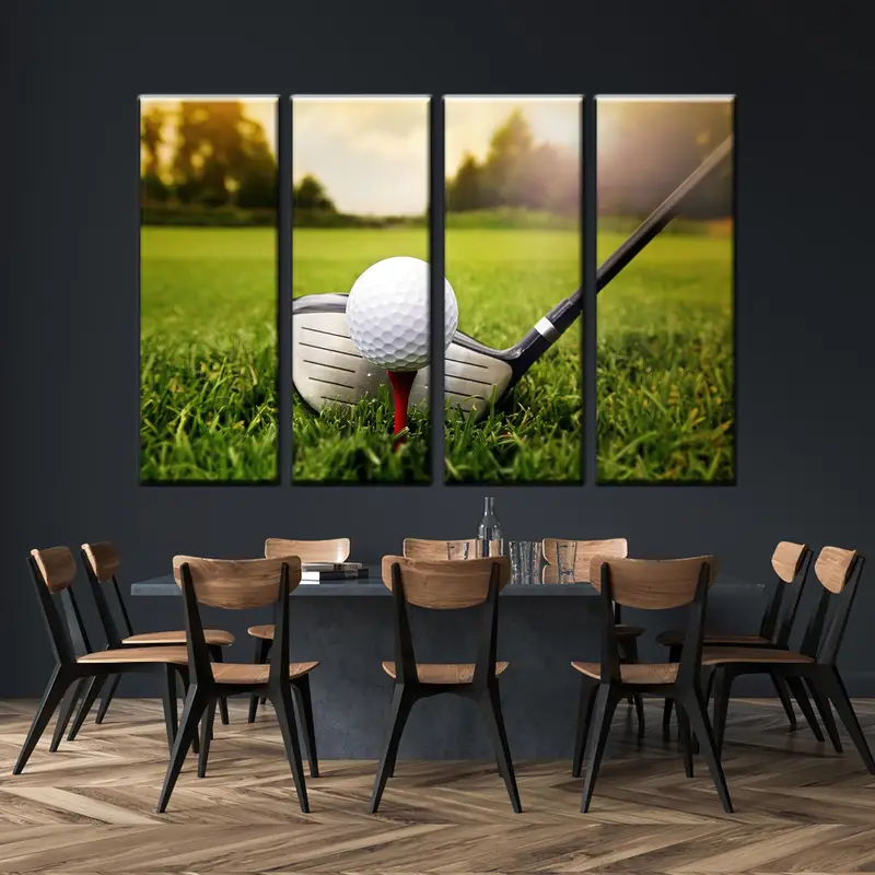 Golf Duvar Sanatı, Golf Tuval, Golf Dekoru, Golfçü Sanatı, Golf Fotoğraf Baskı, Golf Kulübü Duvar Sanatı, Spor Duvar Sanatı, Golf Poster, Duvar Sanatı Tuval, Golf - 3