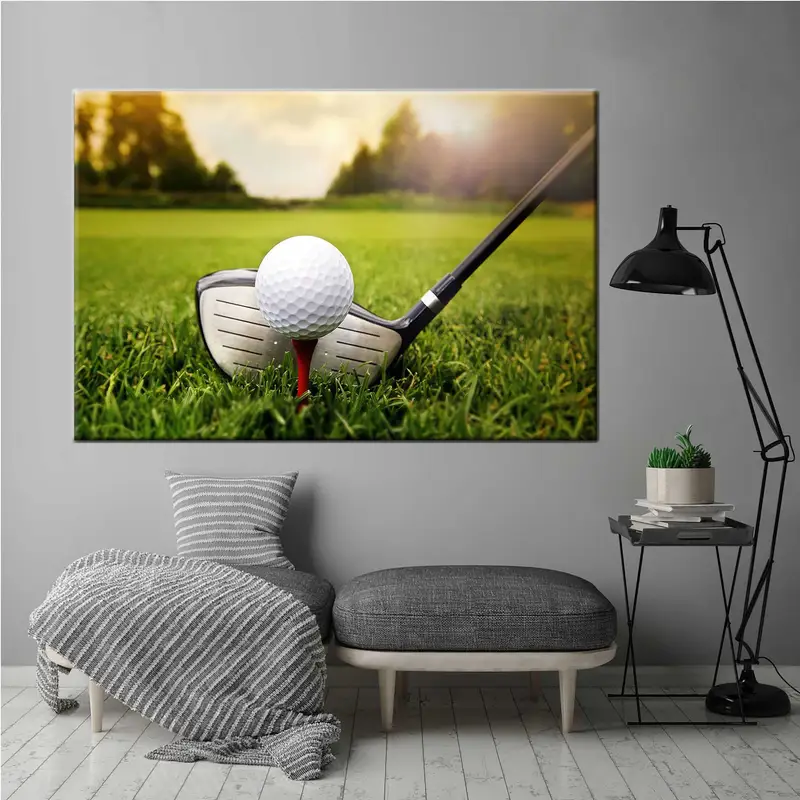 Golf Duvar Sanatı, Golf Tuval, Golf Dekoru, Golfçü Sanatı, Golf Fotoğraf Baskı, Golf Kulübü Duvar Sanatı, Spor Duvar Sanatı, Golf Poster, Duvar Sanatı Tuval, Golf - 2