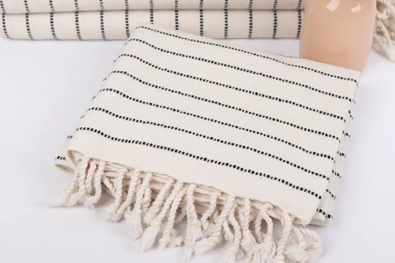 Family Gift, Bachelorette Party Gifts, Thin towel, Spa Gift Towel, Summer Gift, 68x36 Cotton Striped Towel, Bachelorette Party Gifts Bridesmaids - 5