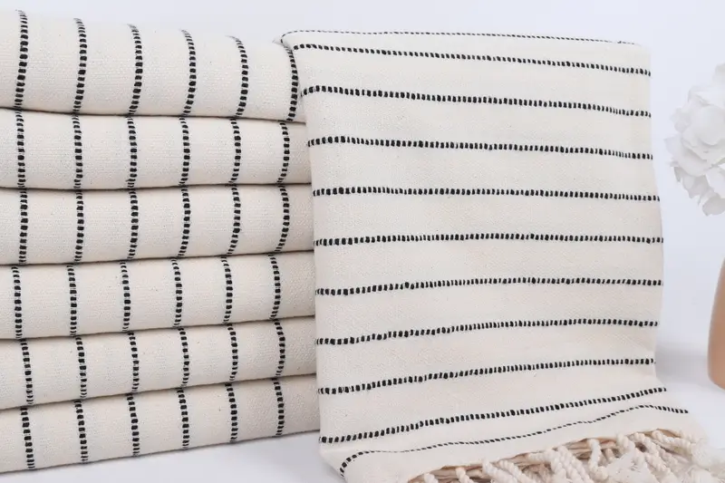Family Gift, Bachelorette Party Gifts, Thin towel, Spa Gift Towel, Summer Gift, 68x36 Cotton Striped Towel, Bachelorette Party Gifts Bridesmaids - 2
