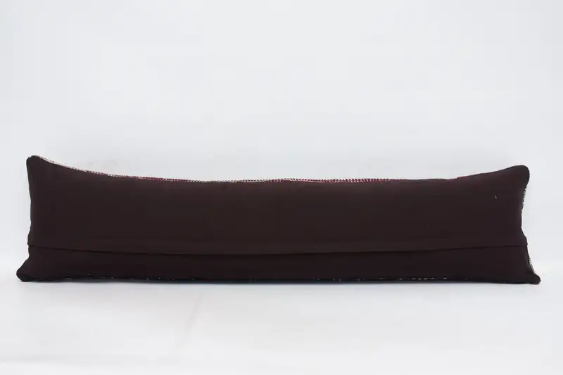 Vintage Kilim Pillow, Ottoman Pillow Sham, 12x48 Red Pillow, Pillow Cover, Interior Designer Pillow, Antique Pillows, Outdoor Cushion Cover - 6